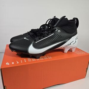 NEW Nike Vapor Edge Pro 360 2 Football Cleats Black White DA5456-001 Mens 9.5